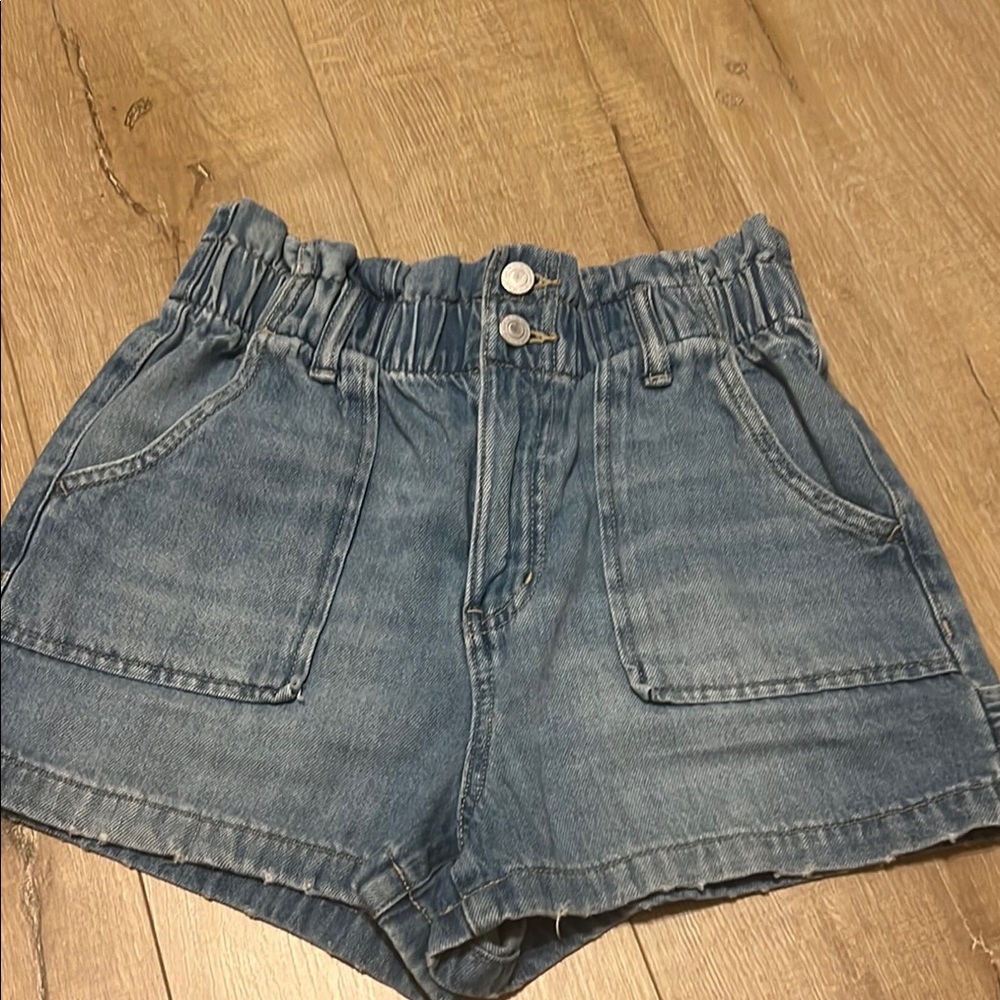 SO Blue Jean Shorts High-Waisted Casual